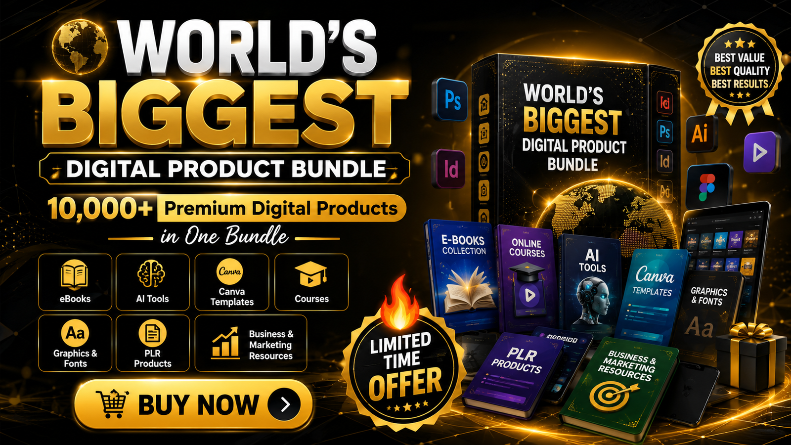 World's Biggest Digital Product Bundle free